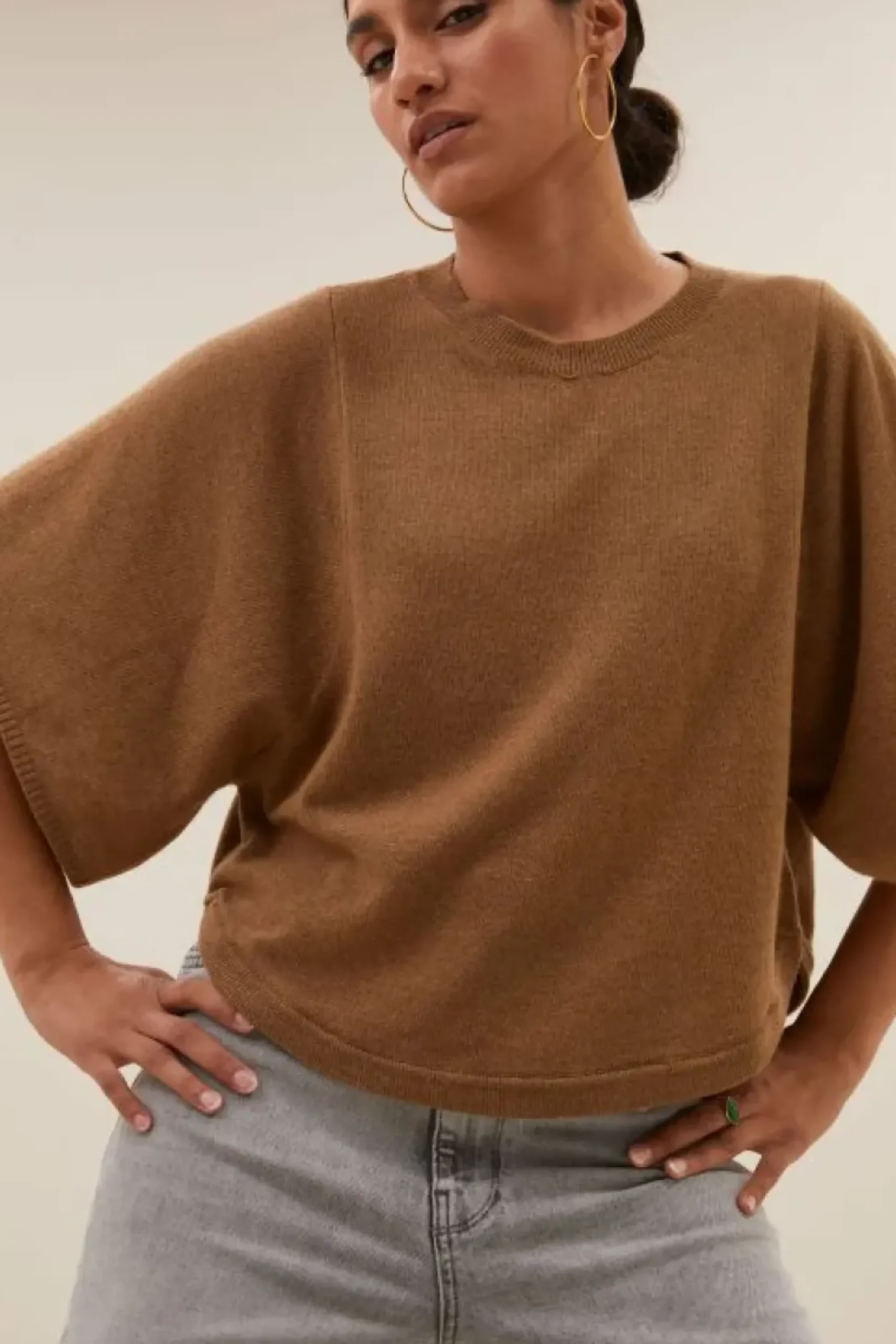 Truien*By bar nikkie pullover | camel