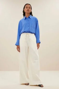 Blouses*By bar nima stripe blouse | vivid blue stripe
