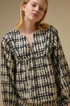 Blouses*By bar nova tie dyed blouse | tie-dye print