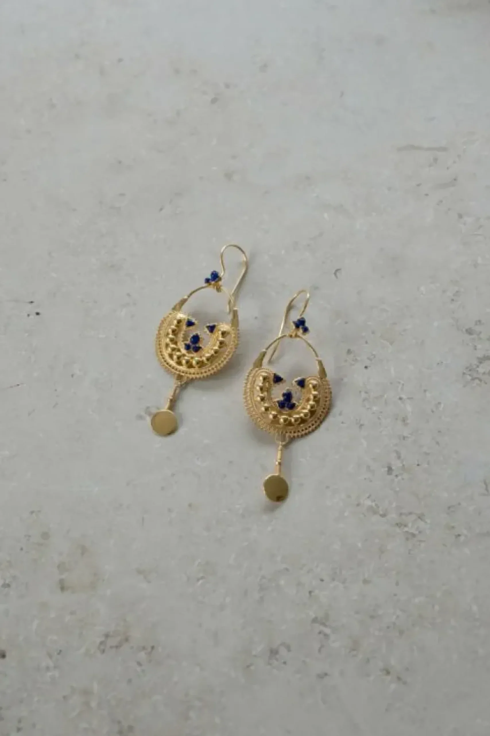Oorbellen|Sieraden*By bar PD ART EARRING | blue