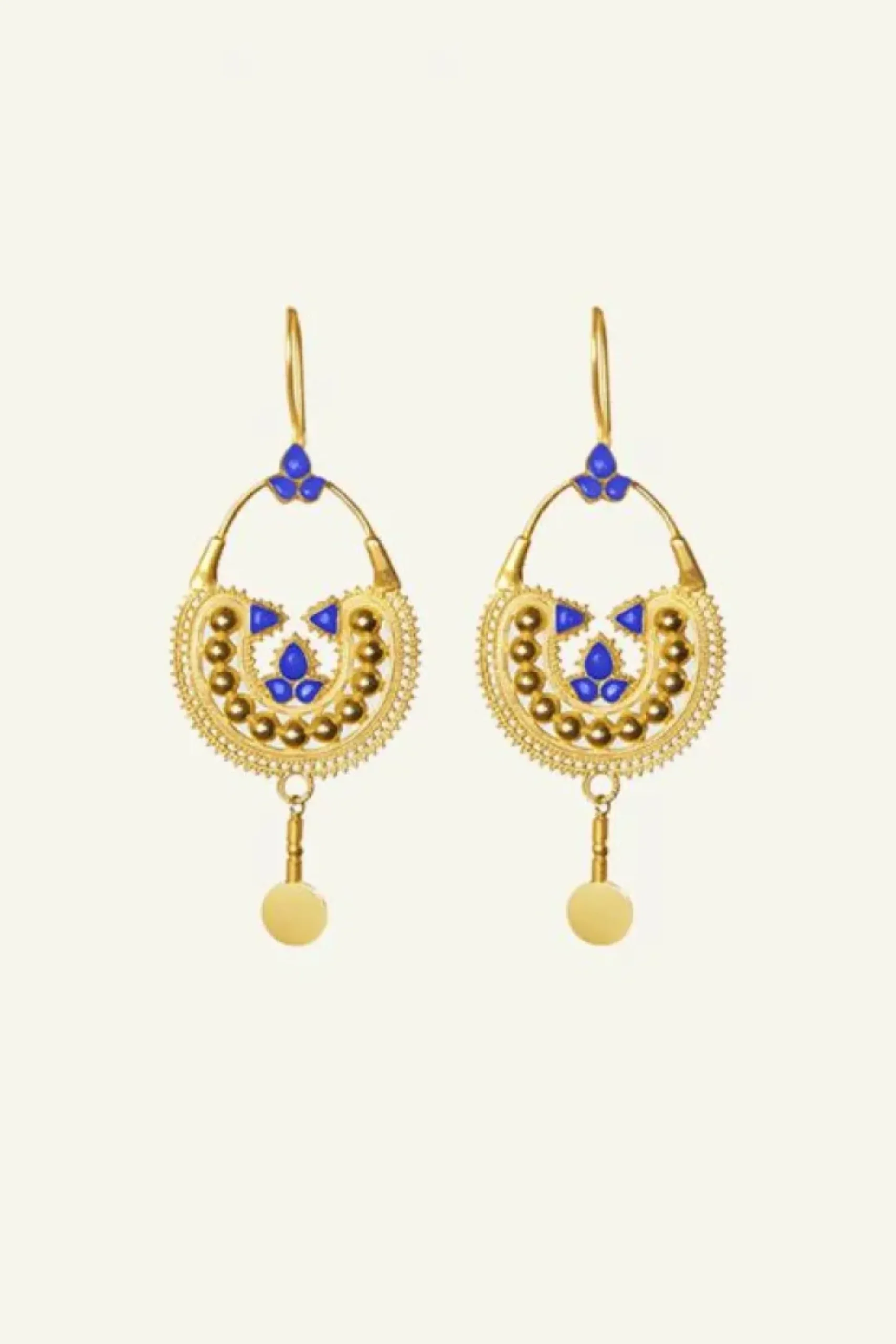 Oorbellen|Sieraden*By bar PD ART EARRING | blue