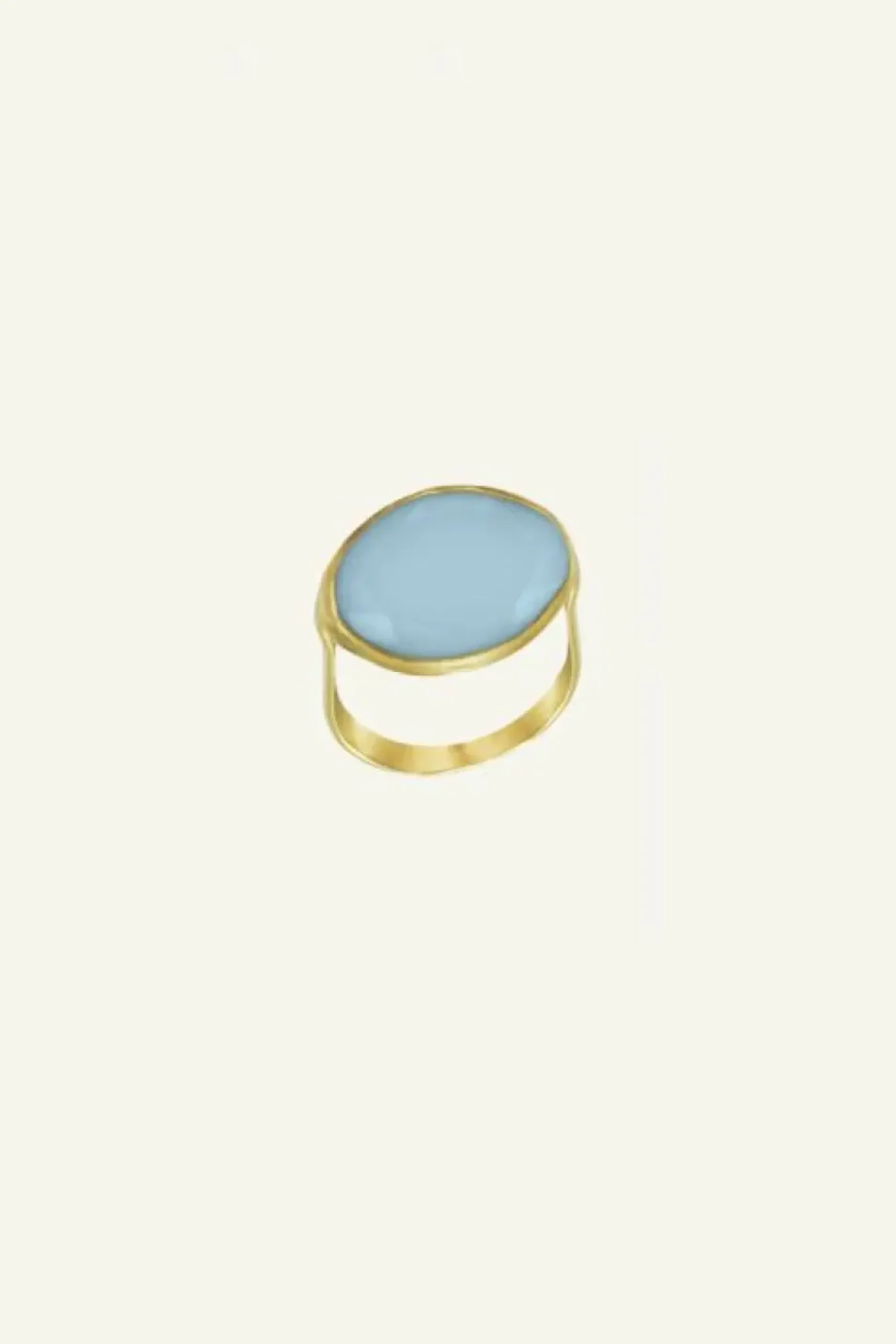 Sieraden*By bar PD OVAL RING | light blue