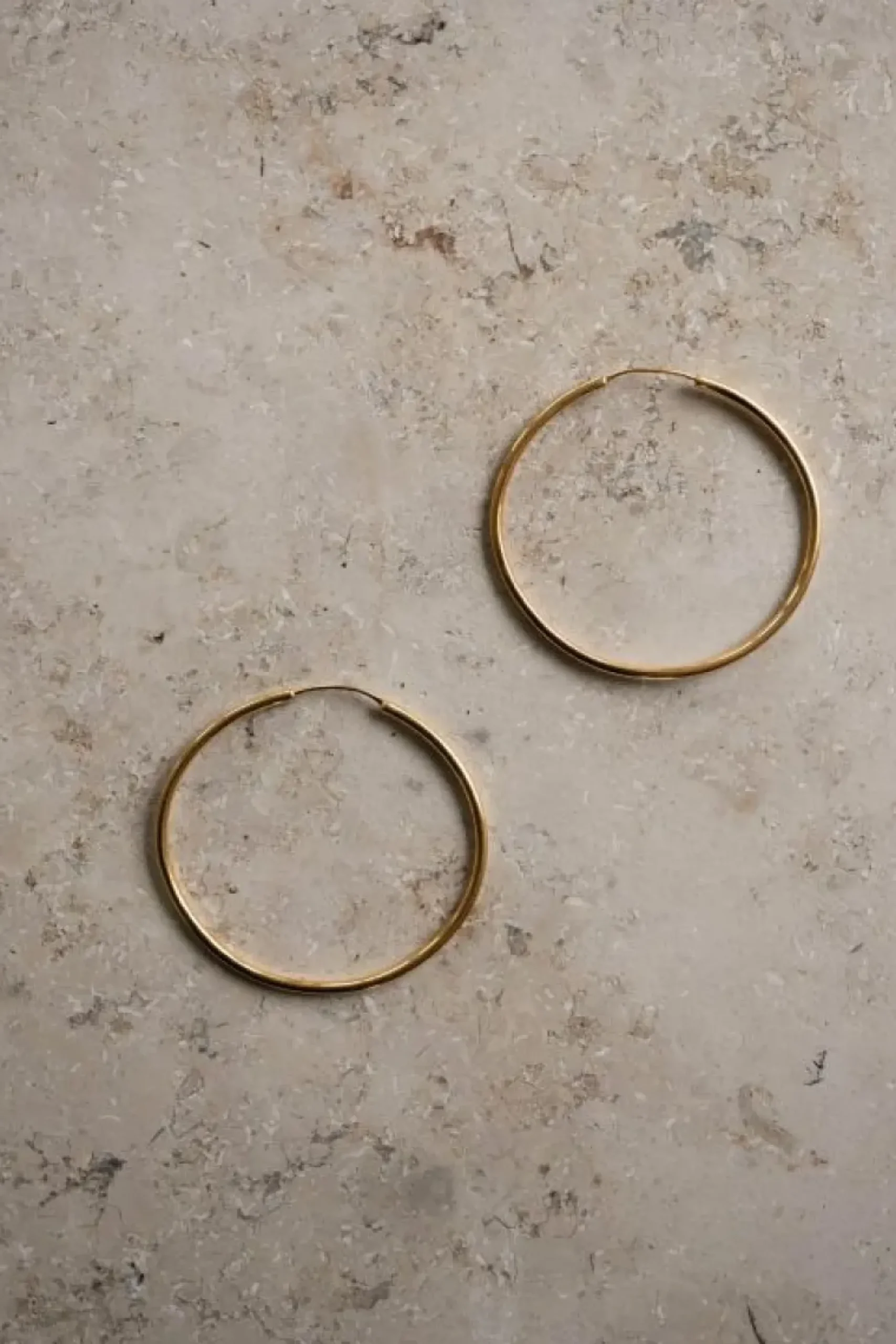 Oorbellen|Sieraden*By bar pd round earring L | gold
