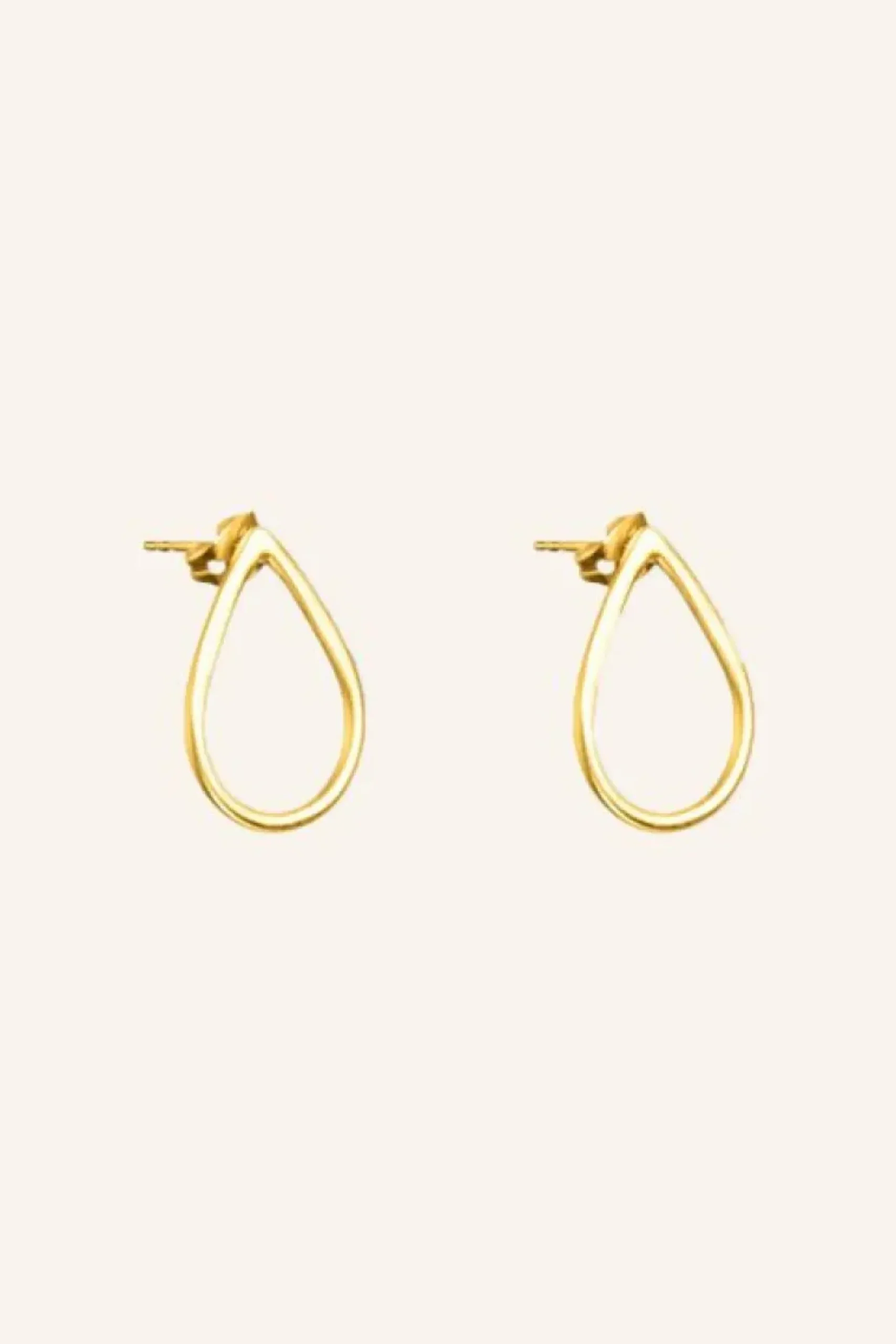 Oorbellen|Sieraden*By bar pd tear | gold