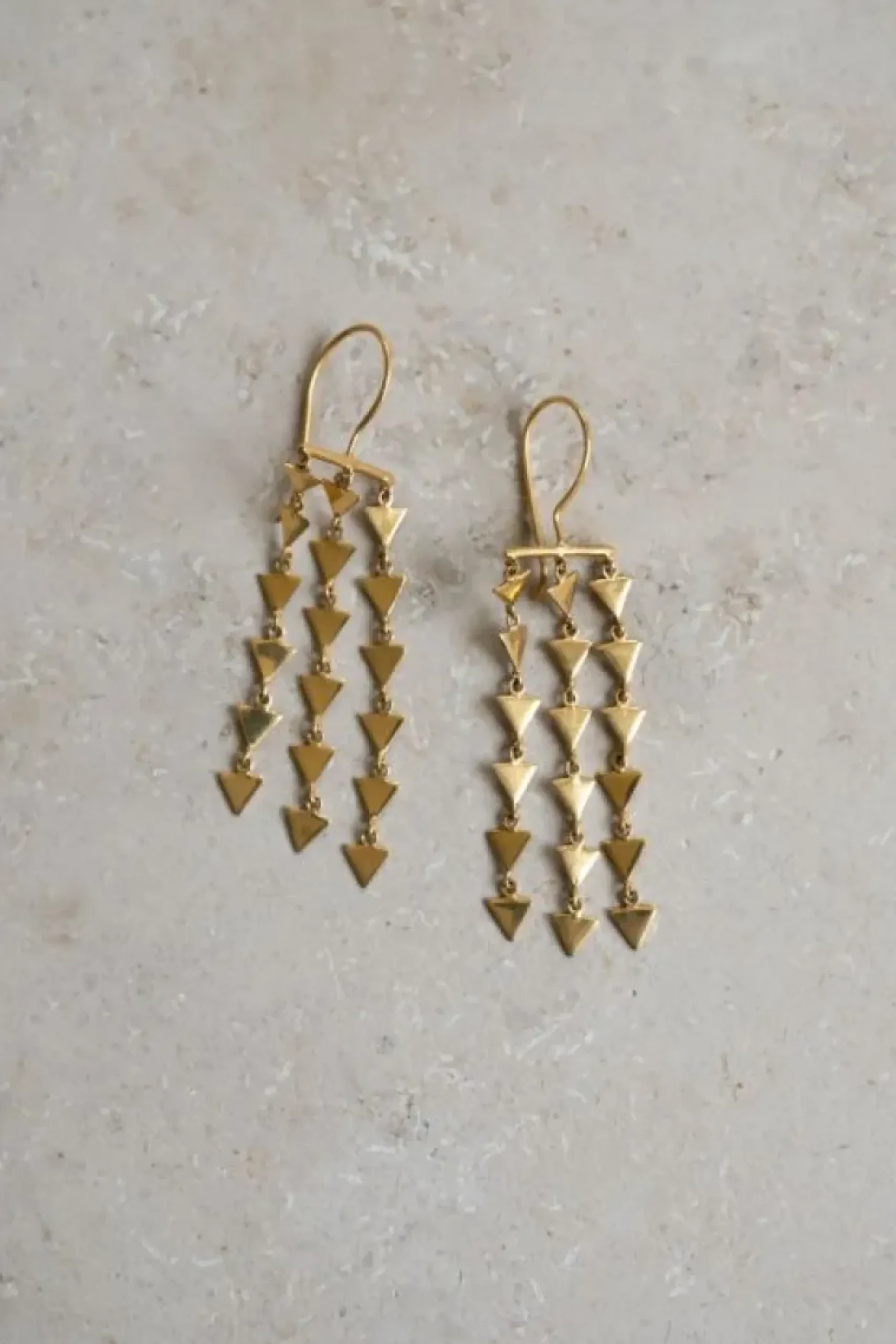Oorbellen|Sieraden*By bar rainbow earring | gold