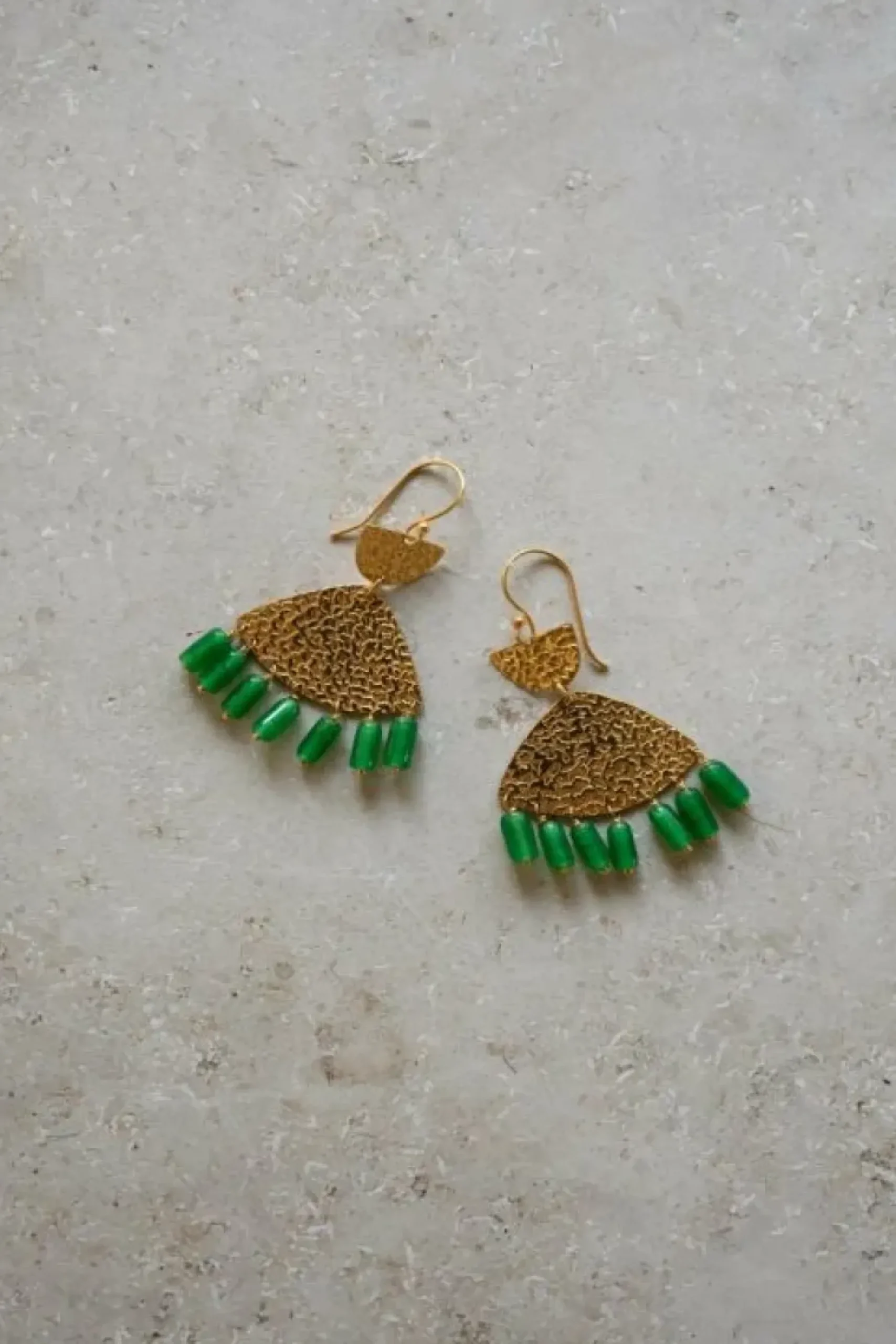 Oorbellen|Sieraden*By bar ravi earring | green