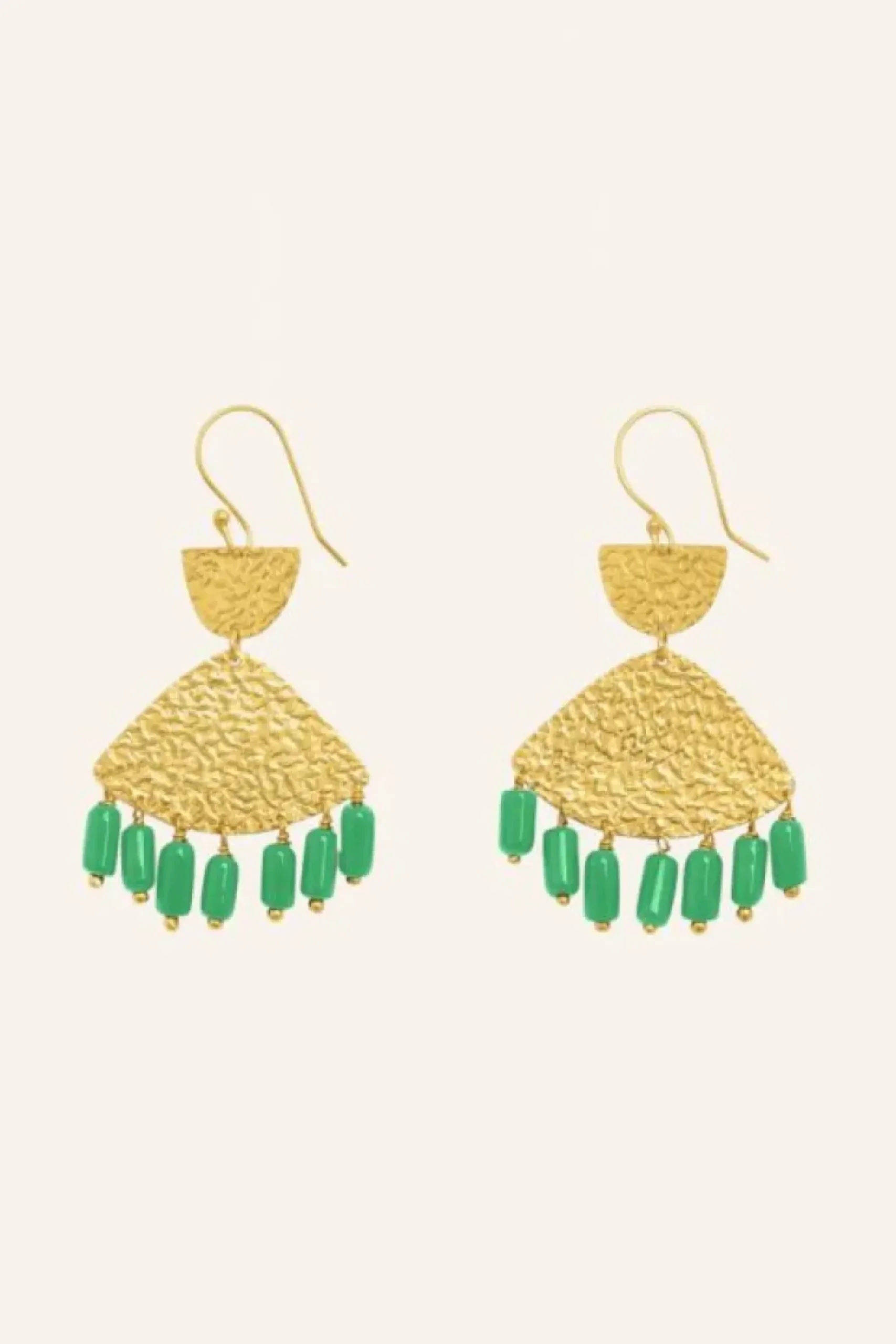 Oorbellen|Sieraden*By bar ravi earring | green