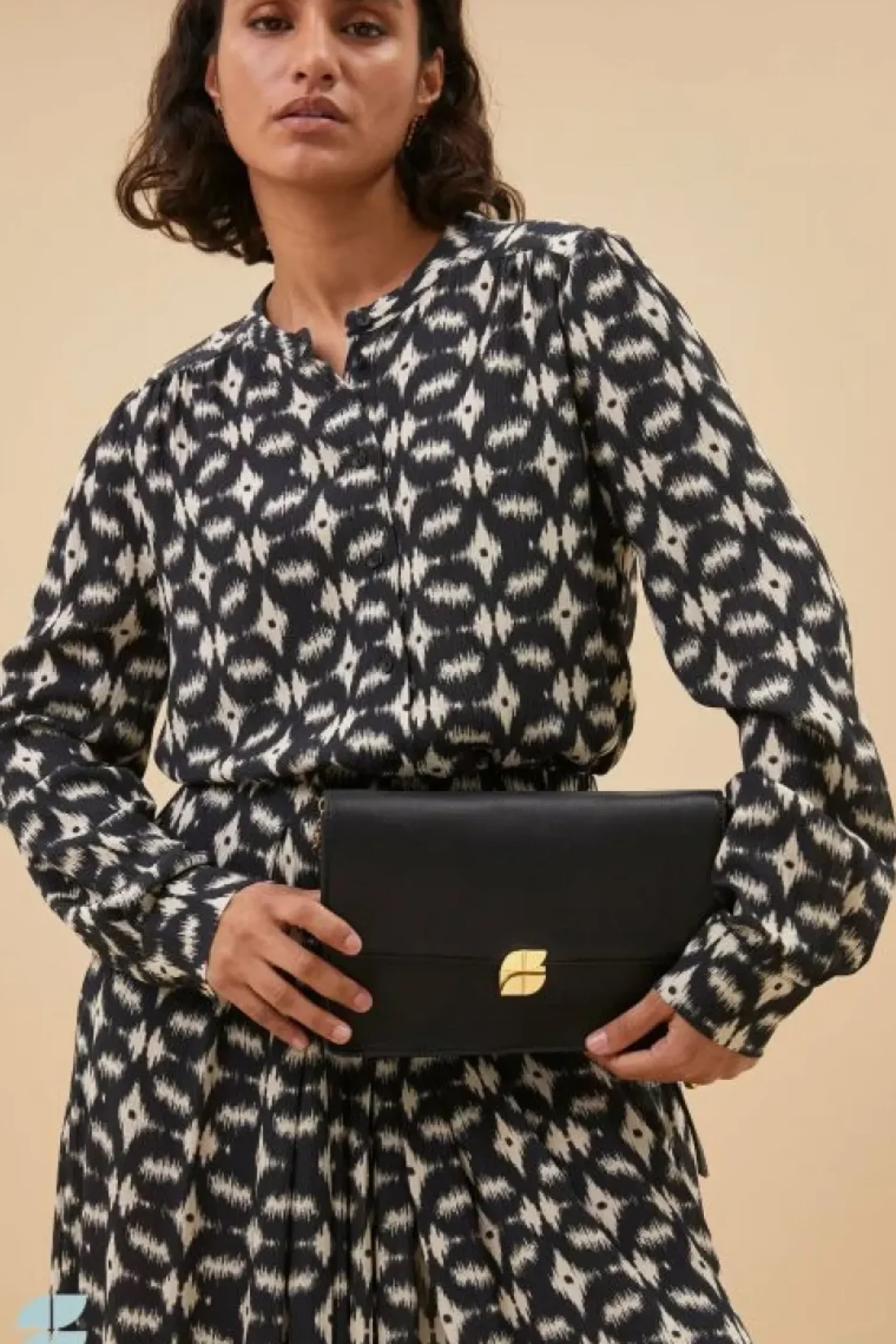 Blouses*By bar ribbe brisk blouse | brisk print
