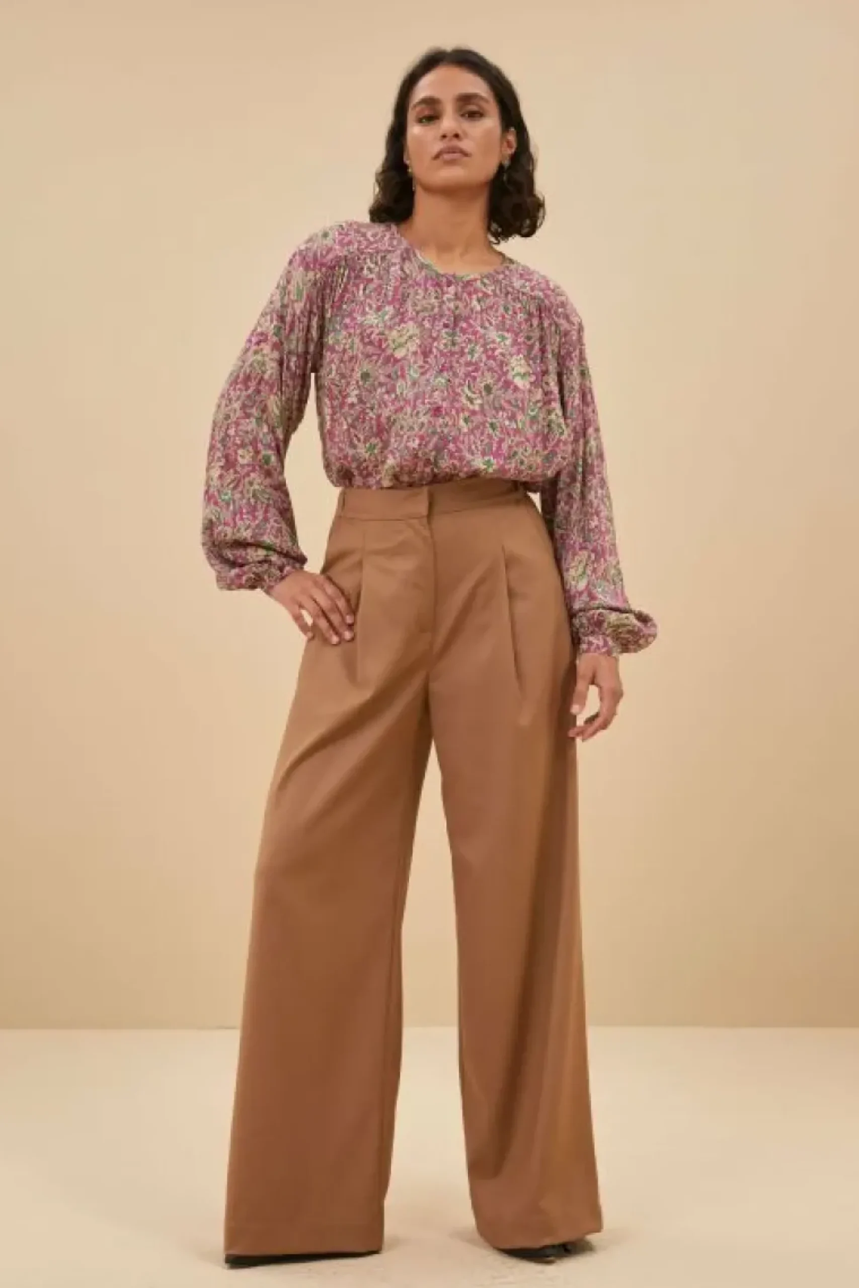 Blouses*By bar saar bouquet blouse | bouquet print