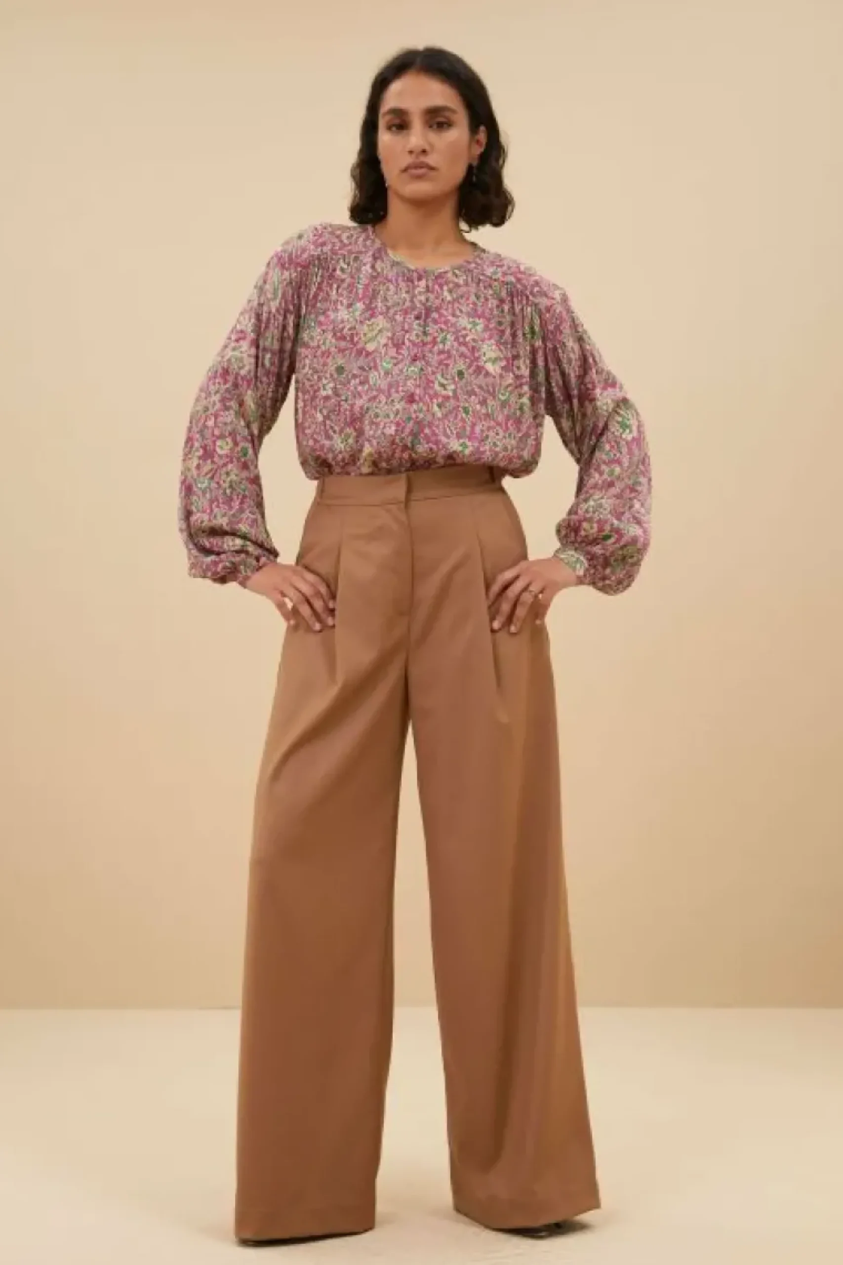 Blouses*By bar saar bouquet blouse | bouquet print