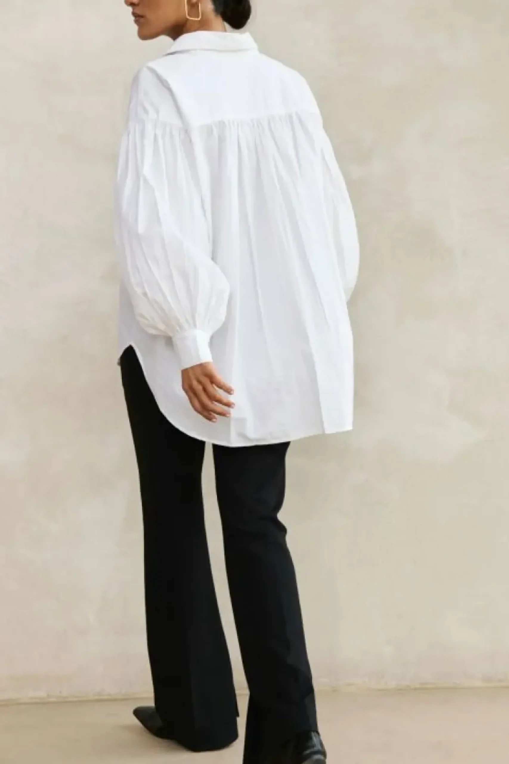 Blouses*By bar sarah poplin blouse | white