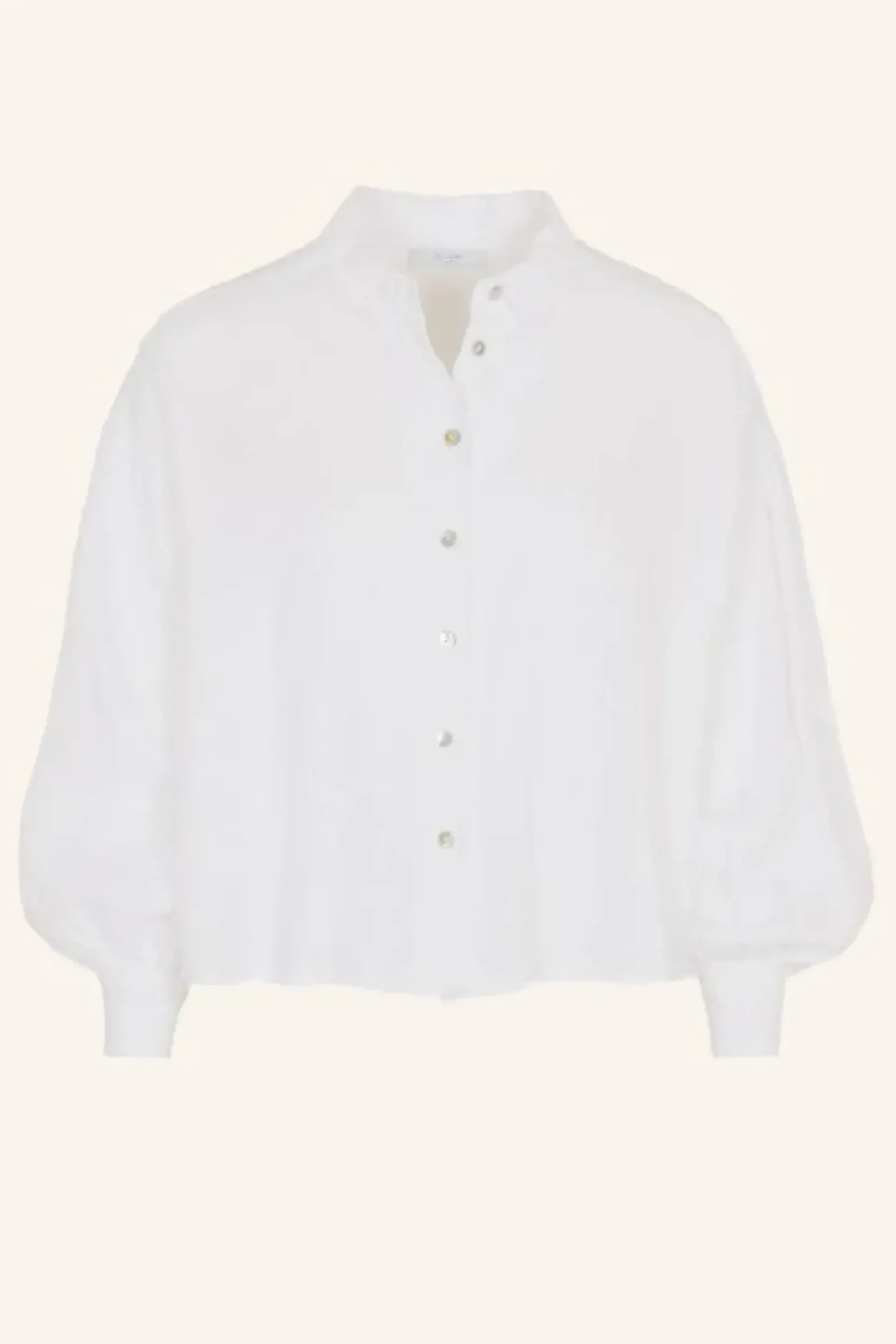 Blouses*By bar sarah short linen blouse | bright white