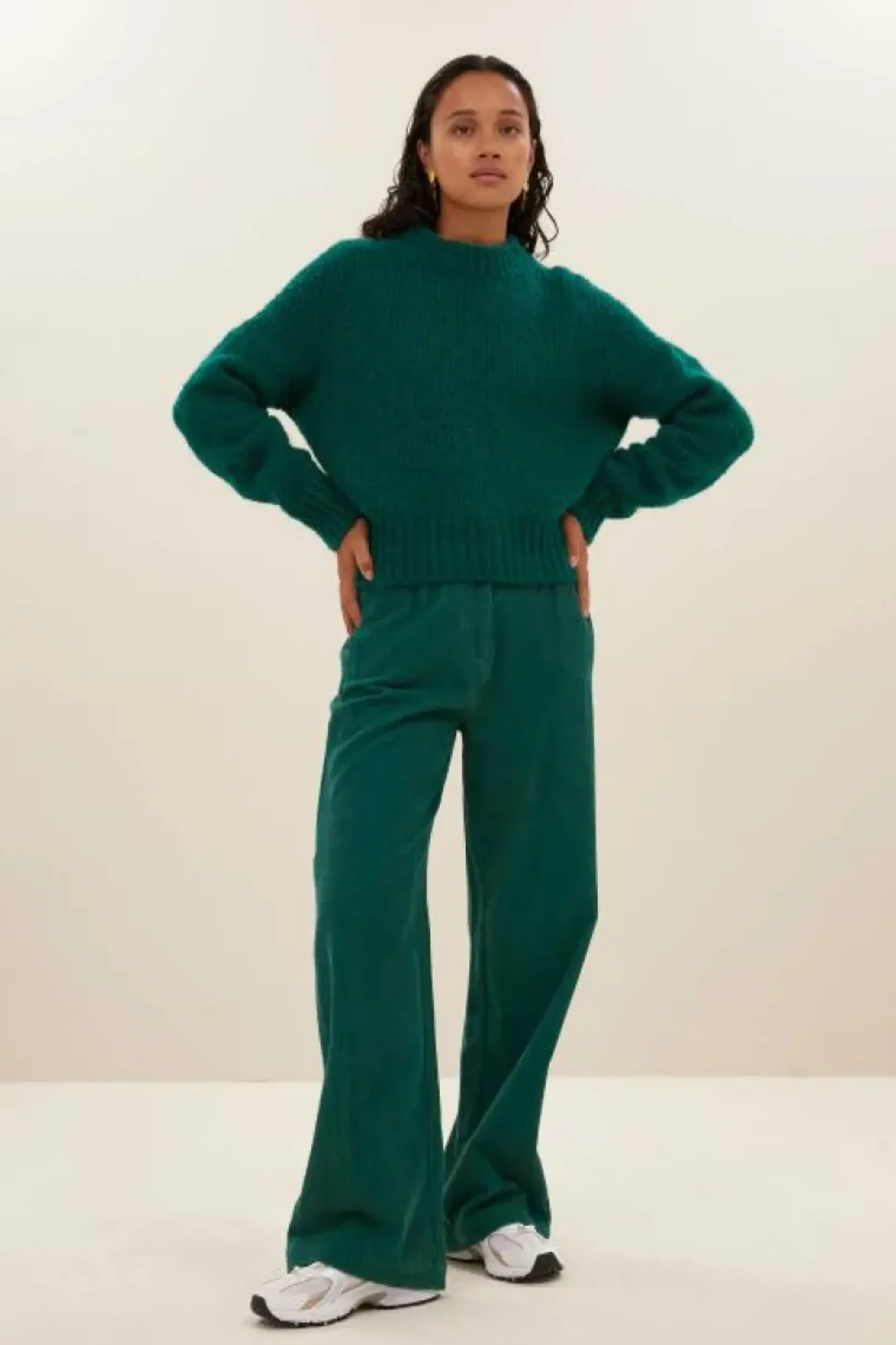 Truien*By bar sonny bulky pullover | peacock green