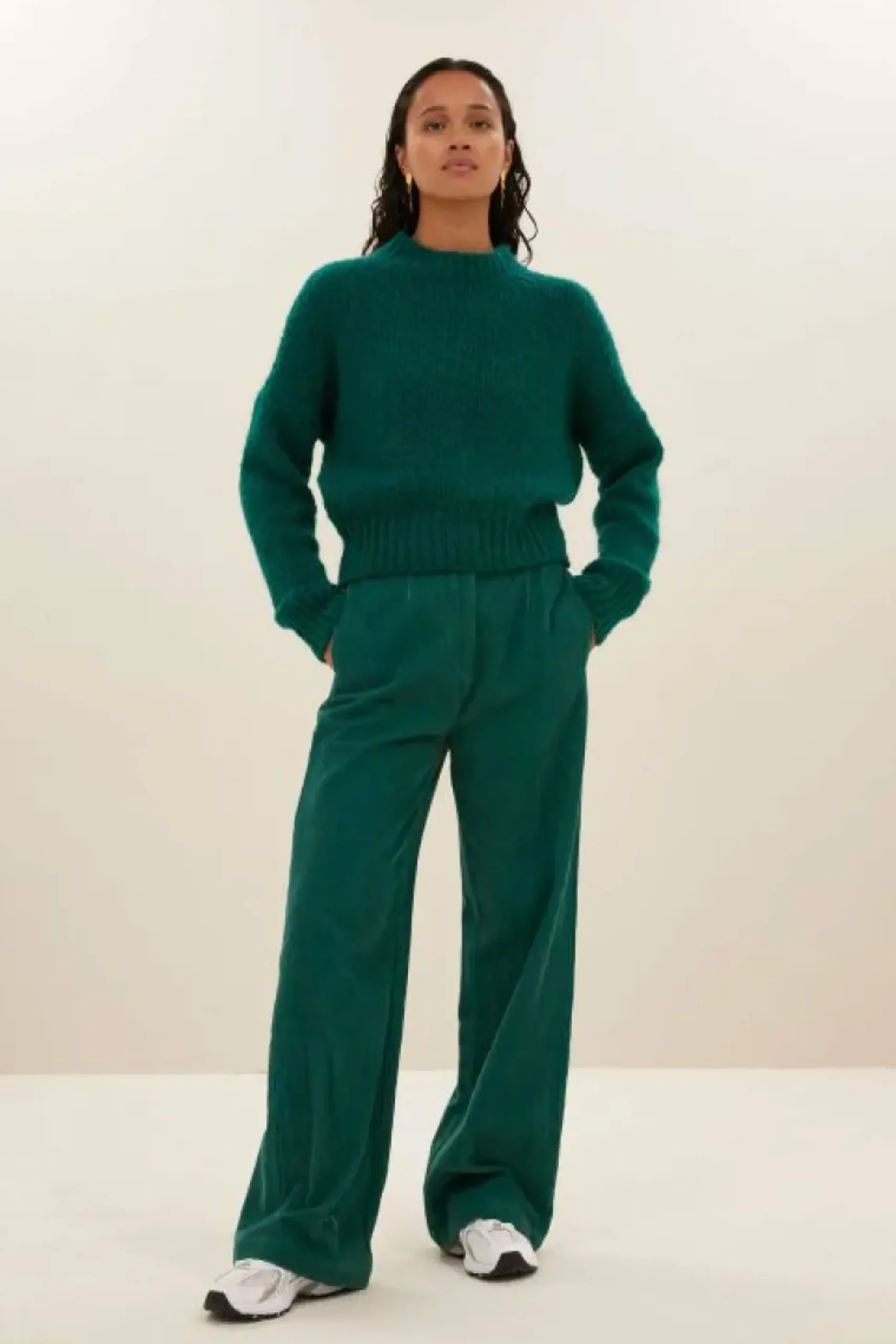 Truien*By bar sonny bulky pullover | peacock green