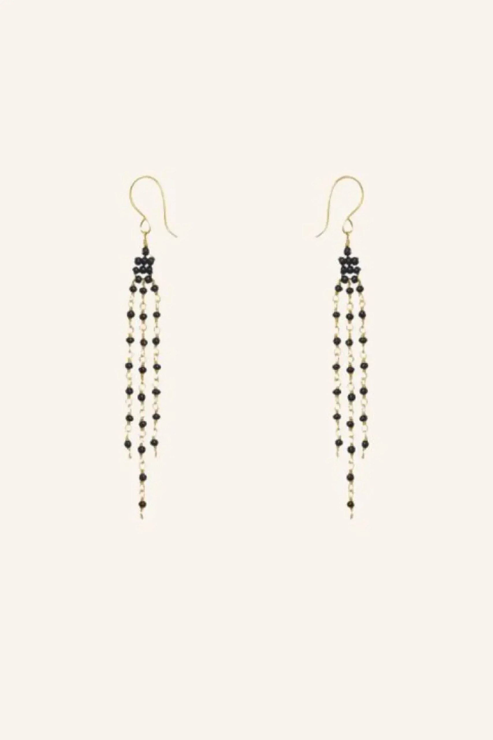 Oorbellen|Sieraden*By bar sterre earring | black