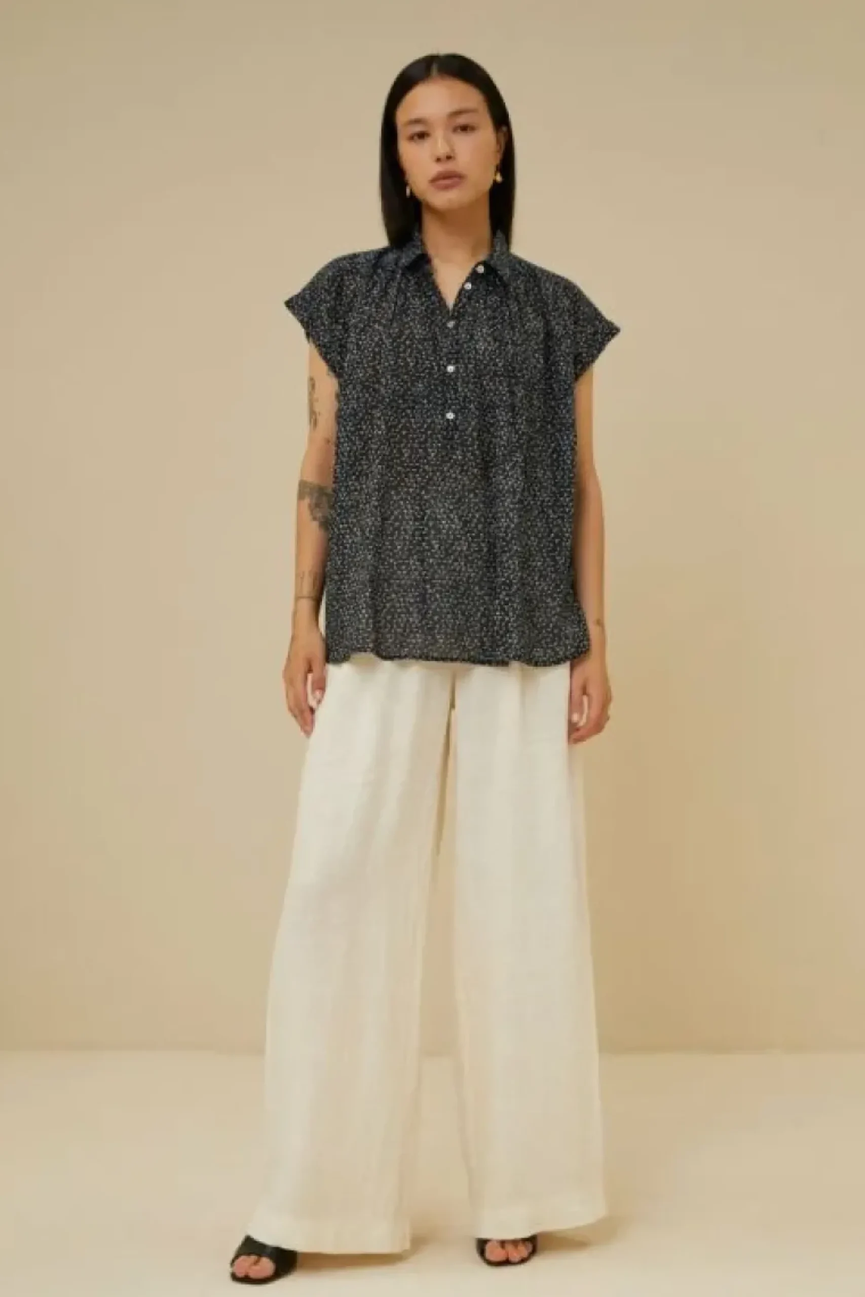 Blouses*By bar stevie paper blouse | paper print